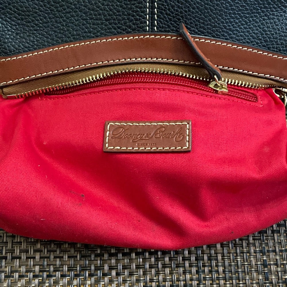 Dooney & Bourke Black and Brown Crossbody Bag - Picture 7 of 10